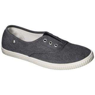 Womens Mad Love Leah Canvas Loafer   Grey 8