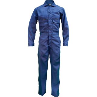 Key Flame Resistant Contractor Coverall   Navy, 50 Regular, Model 984.41