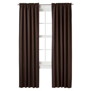 Room Essentials Thermal Window Panel Pair   Brown (42x63)