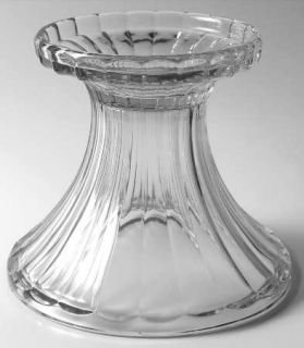 Heisey Narrow Flute Clear (Stem #393) Punch Bowl Stand   Stem #393, Narrow Colon