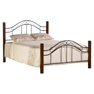 King Bed Hillsdale Furniture Martson Duo Panel Bed with Rails
