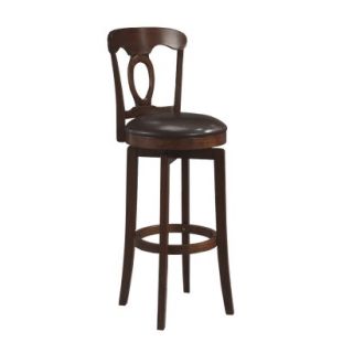 Counter Stool Hillsdale Furniture Corsica Swivel Counter Stool   Brown