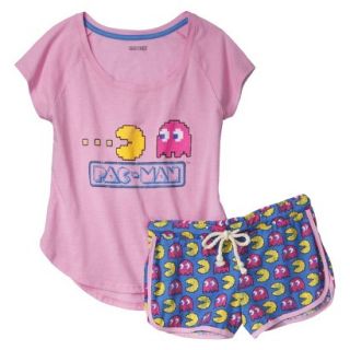 Pacman Juniors Pajama Set   Pink L(11 13)