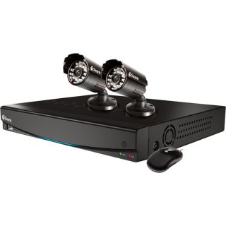Swann Communications 4 Channel DVR Security System with 2 Cameras   Model SWDVK 