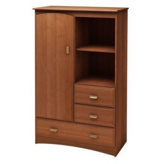Kids Clothing Armoire South Shore Imagine Kids Clothing Armoire   Red Brown