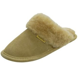 Womens Brumby Shearling Scuff Slippers   Chestnut 7.0