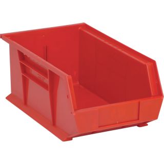 Quantum Storage Heavy Duty Ultra Stacking Bins   13 5/8 Inch x 8 1/4 Inch x 6