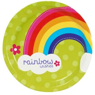Rainbow Wishes Dinner Plates