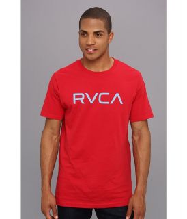 RVCA Big RVCA Tee Mens Short Sleeve Pullover (Red)