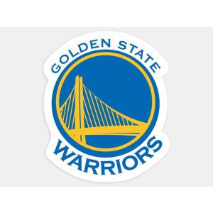 Golden State Warriors Wincraft 4x4 Die Cut Decal Color