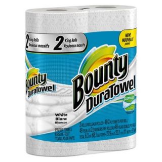 Bounty Dura Towel White Cloth Like Paper Towels 2 pk