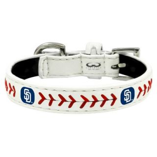 San Diego Padres Classic Leather Toy Baseball Collar