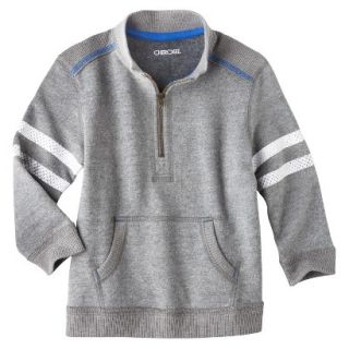 Cherokee Infant Toddler Boys Quarter Zip Sweatshirt   Grey 24 M