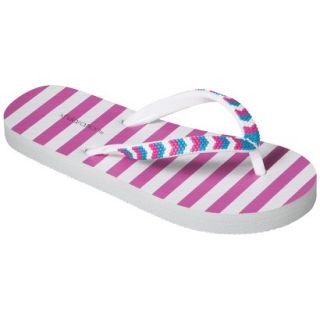 Girls Xhilaration Hoppie Flip Flop Sandals   Pink XL