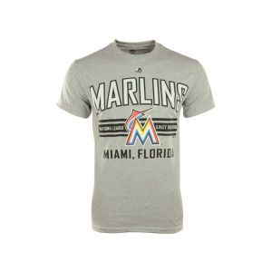 Miami Marlins Majestic MLB 1st to 3rd T Shirt