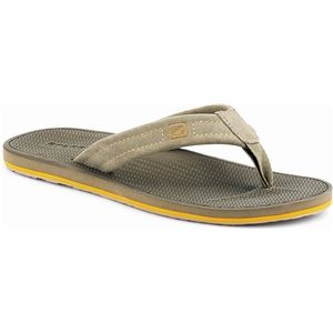 Sperry Top Sider Mens Sharktooth Thong Tan Sandals, Size 9 M   1049774