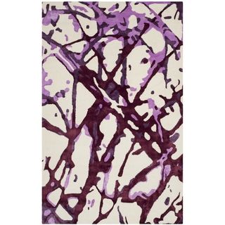 Isaac Mizrahi By Safavieh Plum Blossom Wool Rug (8 X 10)