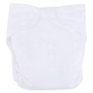 Cloth Diaper with Liner   White by Lab