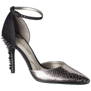 Womens Sam & Libby Dahlia Spiked Heel Two Piece Pump   Pewter 6