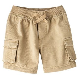 Cherokee Newborn Boys Cargo Shorts   Sandstone 0 3 M