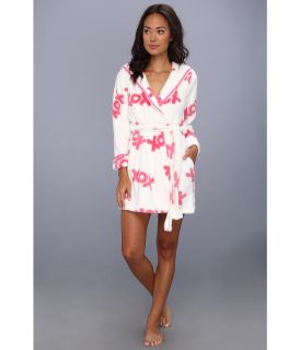 Betsey Johnson XOX Luxe Fleece Robe Womens Robe (White)