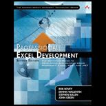Professional Excel Development The Definitive Guide to Developing Applications Using Microsoft Excel, VBA, and .NET   With CD