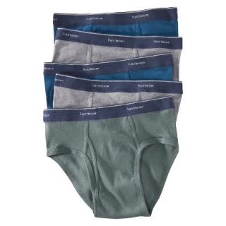 Fruit of the Loom Mens Low Rise Brief 5PK   Assorted Colors L