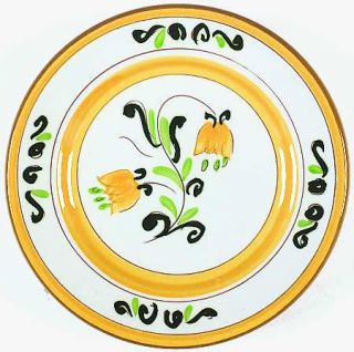 Stangl Tulip Yellow Bread & Butter Plate, Fine China Dinnerware   Yellow Bands &