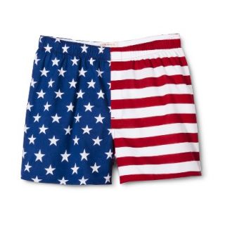 Mossimo Supply Co. Mens Flag Print Boxers   Red XL