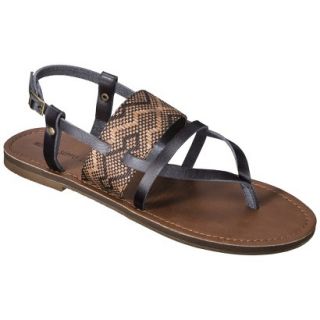 Womens Mossimo Supply Co. Sonora Flat Sandal   Black 7.5