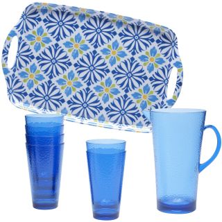 Mediterranean 8 pc. Beverage Set