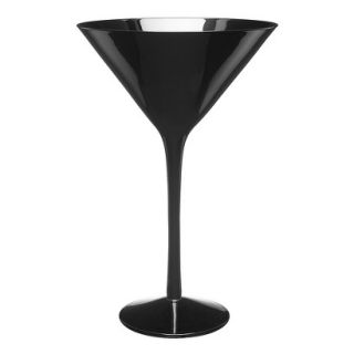 Martini Glasses Set of 6   Midnight Black