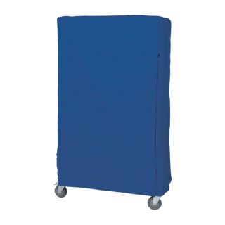 Quantum Wire Cart Cover   18 Inch W x 60 Inch L x 63 Inch H, Blue Nylon, Velcro