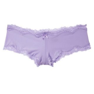 Gilligan & OMalley Womens Micro With Lace Cheeky Hipster   Lavender L