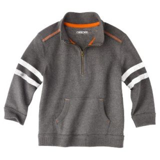 Cherokee Infant Toddler Boys Quarter Zip Sweatshirt   Charcoal 24 M