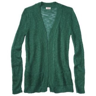 Mossimo Supply Co. Juniors Open Front Cardigan   Green XXL(19)