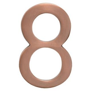 Architectural Mailboxes 5 House Number 8   Antique Copper
