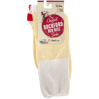 Red Heel Monkey Socks 2pr/pkg size Medium Yellow