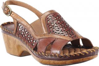 Womens Ariat Del Ray   Cognac/Tan Full Grain Leather Sandals