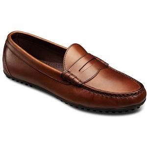 Allen Edmonds Mens Ventura HWY Tan Saddle Shoes, Size 8 E   21564