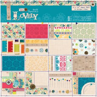 Papermania Sew Lovely Paper Pack 12x12 32/sheets