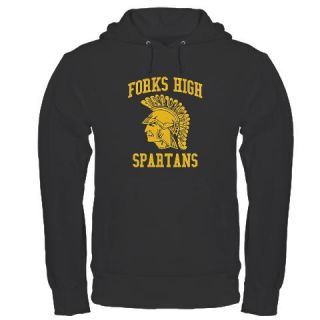  Forks High Spartans (Yellow) Hoodie (dark)
