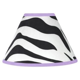 Sweet Jojo Designs Purple Zebra Lamp Shade