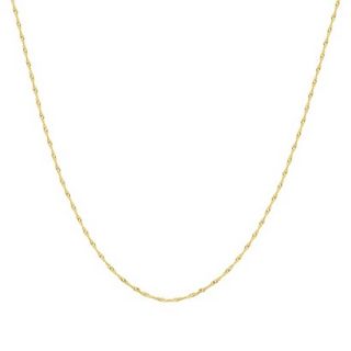 10k Yellow Gold Singapore Necklace