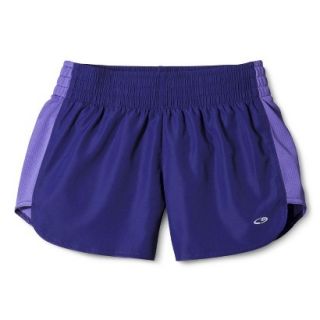 C9 by Champion Womens Run Short With Mesh Inset   Plumbago Blue M