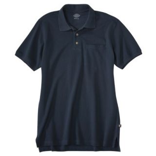 Dickies Mens Relaxed Fit Mini Pique Polo   Dark Navy 5X