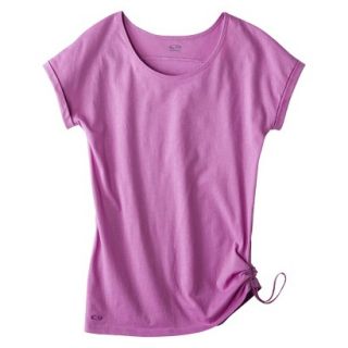 C9 by Champion Womens Yoga Layering Top With Side Tie   Violet M