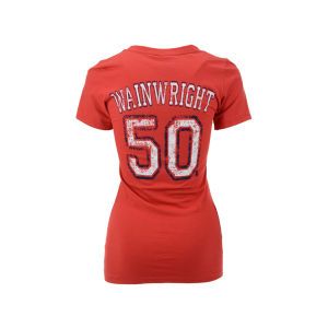St. Louis Cardinals Adam Wainwright Majestic MLB Womens Sugar Player T Shirt