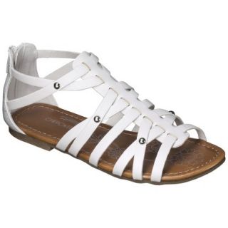 Girls Cherokee Glenna Gladiator Sandals   White 6