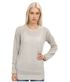 Theory Dreamrlye Womens Long Sleeve Pullover (Beige)